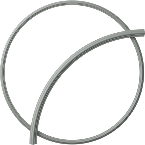 Ekena Millwork 50 3/8-in. OD x 47 1/4-in. ID x 1 5/8-in. W x 3/4-in. P Traditional Ceiling Ring Kit CRK50TR - main